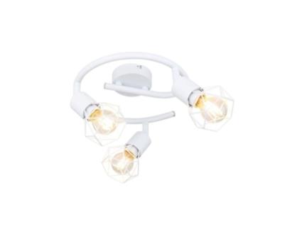 Iluminação Pendente Globo Xara I Metal White E14 3 Lâmpadas