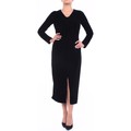 Lautre Chose  Vestidos compridos B1510986031  Preto Disponível em tamanho para senhora. IT 38,IT 40,IT 44,IT 46.Mulher > Roupas > Vestidos compridos