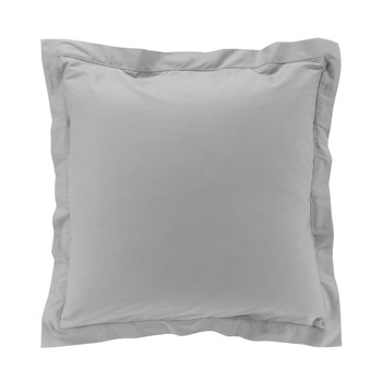 Fronha de almofada PERCALINE  Cinza Disponível em tamanho para senhora. 63x63 cm.Casa >Fronha de almofada