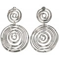 Brincos 57974  Prata Disponível em tamanho para senhora. Único.Mulher > Bijuterias > Brincos