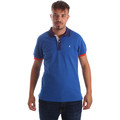 Polos mangas curta NV82076  Azul Disponível em tamanho para homem. EU XXL,EU XL,EU 4XL,EU 5XL.Homem > Roupas > Polos