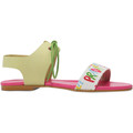 Sandálias Sandalia Mujer Pistacho-Letras-Multicolor Piel  Multicolor Disponível em tamanho para senhora. 37,38,39.Mulher > Calçasdos > Sandálias e rasteirinhas