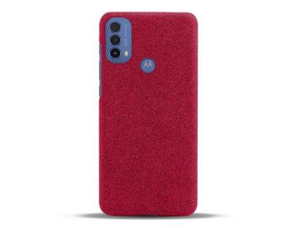 Capa para Moto E20 KSQ Pele Sintética Vermelho
