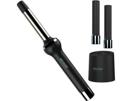 Modelador de Cabelo REVAMP TO-2750-EU2 iGen Progloss Cordless Ceramic Tong (160-210 ºC - 3 Níveis de temperatura)