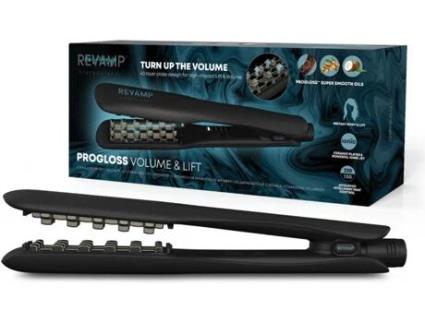 Modelador de Cabelo REVAMP VL-2000-EU Progloss Volume & Lift Ceramic Volumiser (130-210 ºC - 5 Níveis de temperatura)