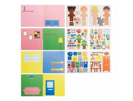 Eu Construo Minha Casa Personagens e Adesivos KIKKERLAND Design