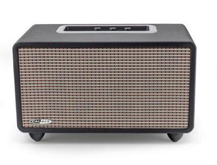 Alto-Falante Calibre Hfg411Bt Bluetooth Usb Retro 355 X 195 X 210 Mm Preto