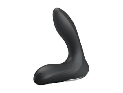 Estimulador Anal Inflável Leonard Silicone Usb Preto PRETTYLOVE