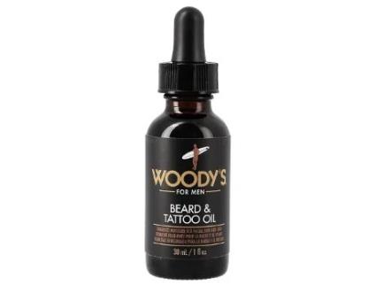 Óleo para barba e tatuagem 30 ml WOODY'S