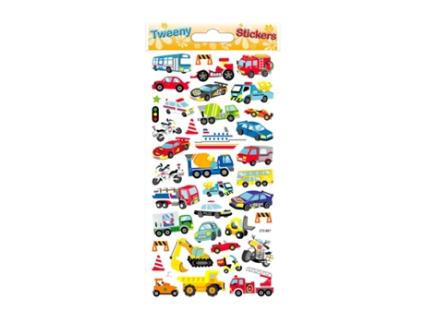 Adesivos Reutilizáveis ??- Relevo 3D Carro Caminhão Motocicleta GLOBAL GIFT