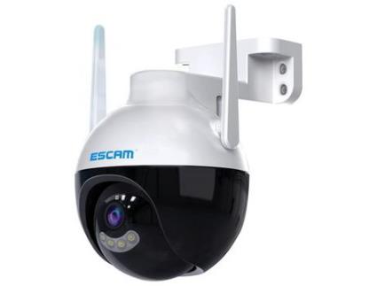 Câmera de Segurança Ip ESCAM Qf300 3Mp Outdoor Visão Noturna Wi-Fi Branco