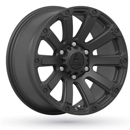 Jante de alumínio american elite wheels defender 9x17 5x127 etpreto mate