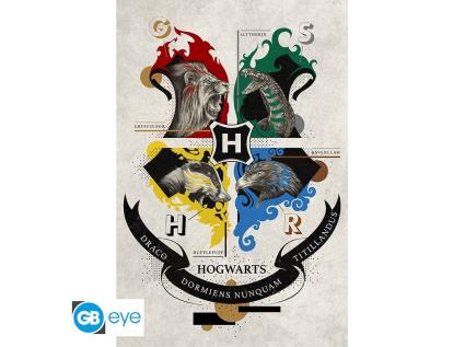 Poster Animal Crest Gb Eye Harry Potter 91.5x61cm