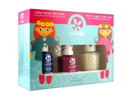Kit de esmalte e cor de acabamento: Princesa Sereia SUNCOATGIRL
