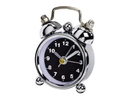 Despertador Nostálgico Mini Preto HAMA