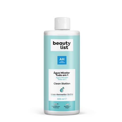 Água Micelar Tudo em 1 Clean Station Beauty List 500 ml