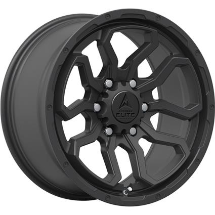 Jante de alumínio american elite wheels spartan aew 9x18 5x127 etpreto mate