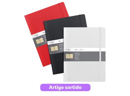 Agenda Semanal 2024 Mitos 19x25cm Cores Sortidas