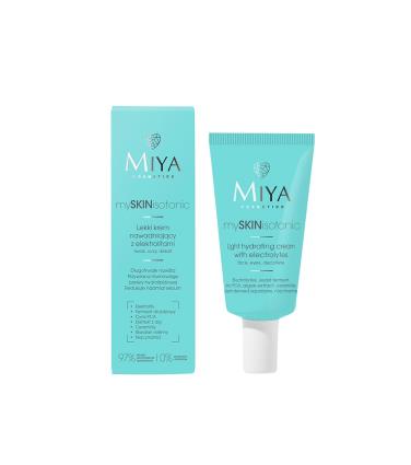 Miya Cosmetics - *MySkinIsotonic* - Creme hidratante leve com eletrólitos - Pele oleosa e mista
