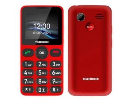 Telemóvel Sénior TELEFUNKEN S415 (2.2'' - 2G - Vermelho)