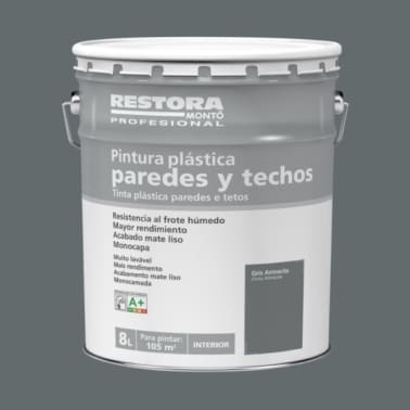 RESTORA COLOR CINZA ANTRACITO 8L