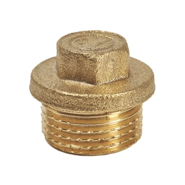 Tampão latão m 3/8 1u.