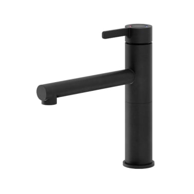 TORNEIRA DE COZINHA DE GRAFITE PRETO MOR
