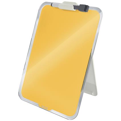 LEITZ Quadro Branco de Secretária Cosy, 216 x 30 x 297 mm, Amarelo Quente