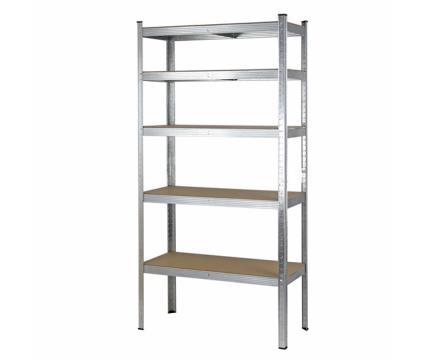 Mbi - rack metálico galvanizado com 5 prateleiras de 875 kg