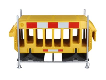 Rack de transporte de conjunto DANCOP com cercas de barreira