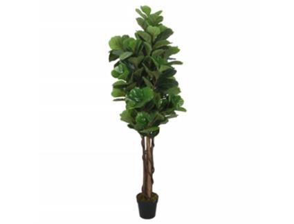 Figueira-Lira Artificial 232 Folhas 180 Cm Verde VIDAXL