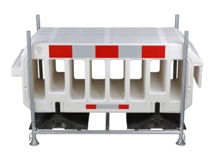 Rack de transporte de conjunto DANCOP com cercas de barreira