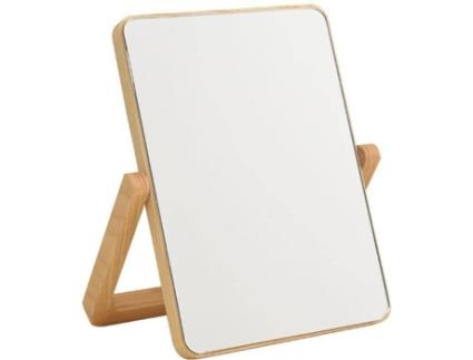 Espelho de Mesa EASTVAPS Moldura de Madeira (17.5 x 12.5 cm)