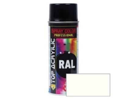 Spray Acrílico Bl/Gloss Ral-9010 400Ml TOP ACRYLIC