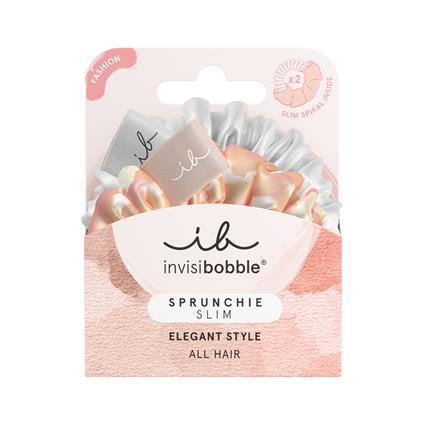 Elástico de Cabelo Sprunchie Slim Bella Chrome Invisibobble