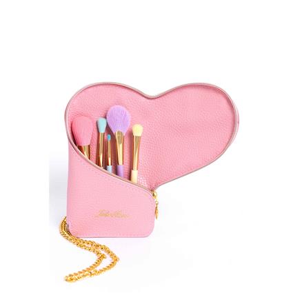 Kit Pinceis e Bolsa Lateral Rainbow Inês Franco