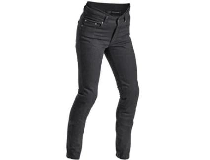 Calças de Mulher HALVARSSONS Motociclista Nyberg Ganga Preto (40)
