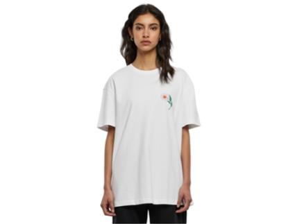 T-Shirt de Mulher DAYS BEYOND Oversized Boyfriend Choose Branco (XL)