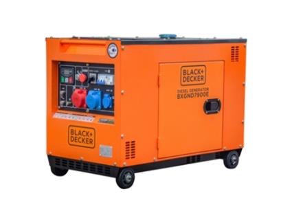 Black&Decker Bxgnd7900E Gerador Diésel Trifásico Y Monofásico Dual Power Black+Decker BLACK AND DECKER
