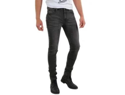 Calças de Homem DEELUXE Justas Carlos Ganga Preto (30x32)