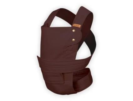 Mochila porta-bebês MARSUPI para recém-nascidos Design especial com velcros, ergonômica, adaptável e muito fácil de usar, cor Chocolte tamanho L