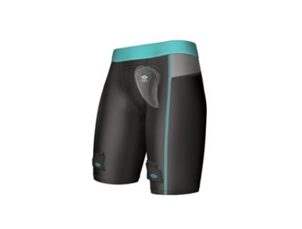 Calções de Mulher SHOCK DOCTOR Compressão Protecção Pélvica Preto (XS)