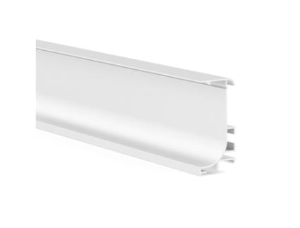 Gola-J2 Perfil de Alumínio 4M Branco Antracite Preto Mate Prata Branco Acabamento SC HERRAJES