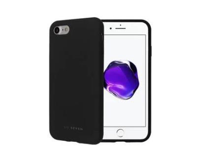 Capa para iPhone 7/SE/8 SO SEVEN Silicone Preto