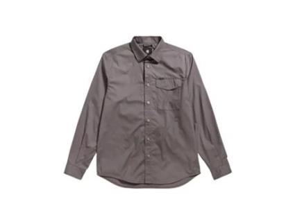 Camisa de Homem G-STAR Comprida Rine Regular Cinzento (S)