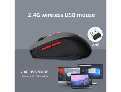 Rato de Jogo Sem Fio 2.4G 1600Dpi UNBRAND