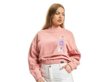 Camisola de Mulher JUST RHYSE Comprida Beaches Rosa (S)