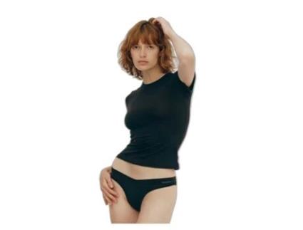T-Shirt de Mulher ORGANIC BASICS Flex Preto (S)