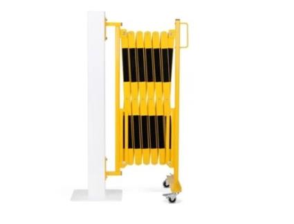 Barreira expansível DANCOP parede amarelo-preta de 4,0m