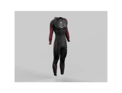 Fato de Triatlo de Homem Z3R0D Flex Vermelho (M Tall)